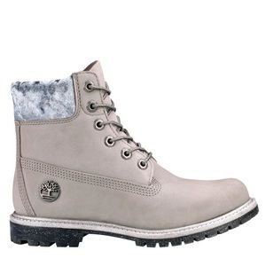 ladies grey timberland boots